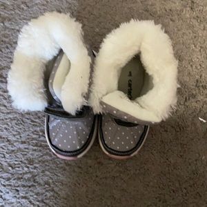Toddler girl snow boot